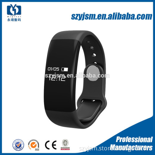 Shenzhen DA14580 0.66 Inch OLED Display IPX7 bluetooth 4.0 fitness tracker smart bracelet health sleep monitoring